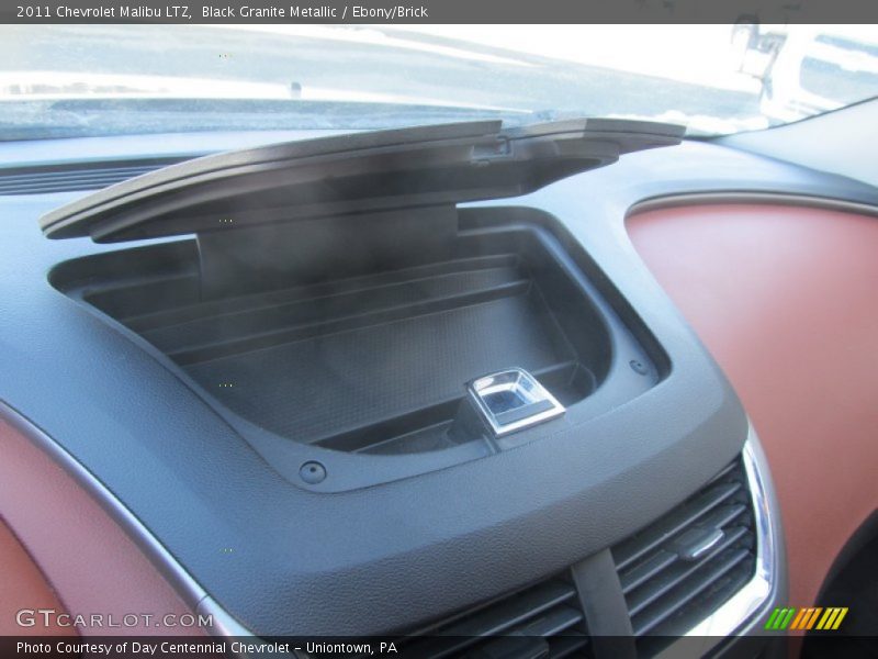 Black Granite Metallic / Ebony/Brick 2011 Chevrolet Malibu LTZ