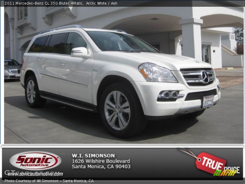Arctic White / Ash 2011 Mercedes-Benz GL 350 Blutec 4Matic