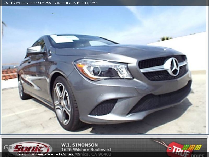 Mountain Gray Metallic / Ash 2014 Mercedes-Benz CLA 250