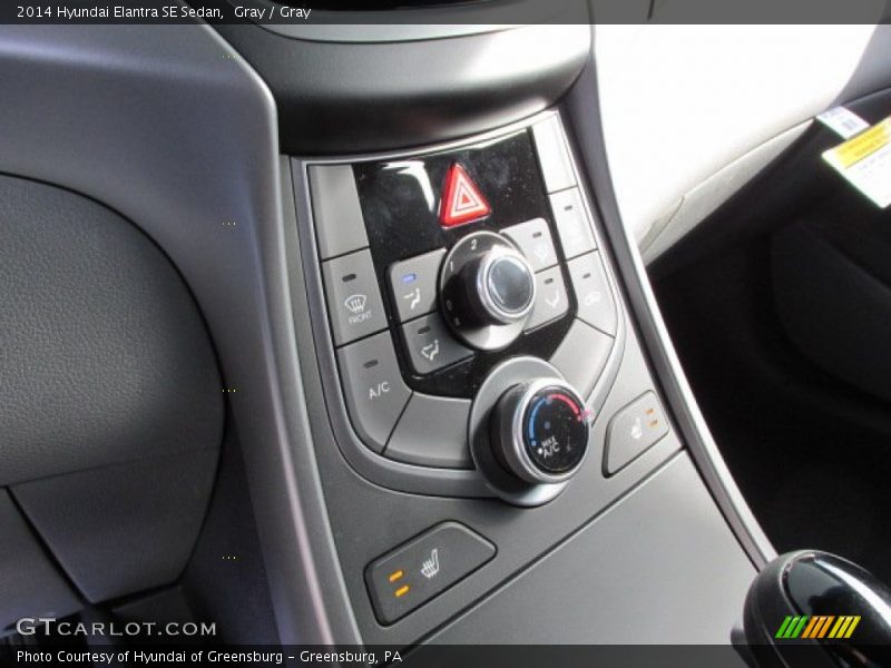 Gray / Gray 2014 Hyundai Elantra SE Sedan
