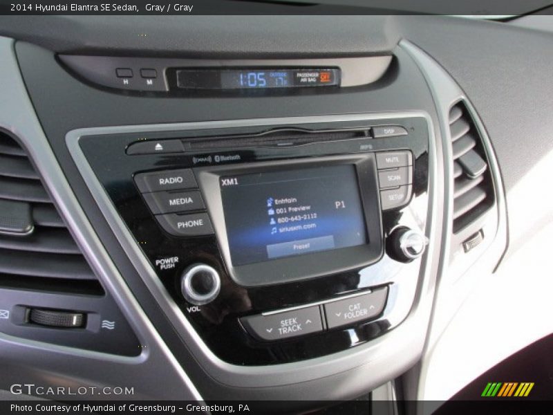 Gray / Gray 2014 Hyundai Elantra SE Sedan
