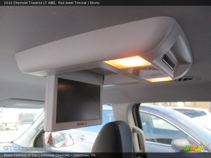 Red Jewel Tintcoat / Ebony 2010 Chevrolet Traverse LT AWD