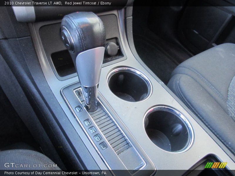Red Jewel Tintcoat / Ebony 2010 Chevrolet Traverse LT AWD