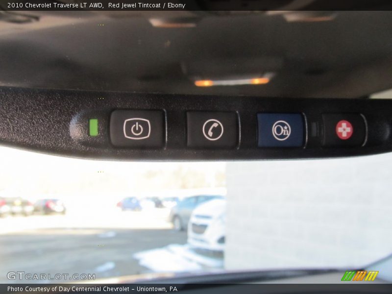 Red Jewel Tintcoat / Ebony 2010 Chevrolet Traverse LT AWD