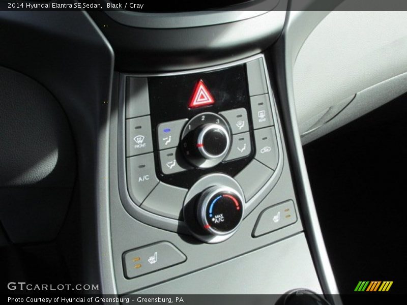 Black / Gray 2014 Hyundai Elantra SE Sedan