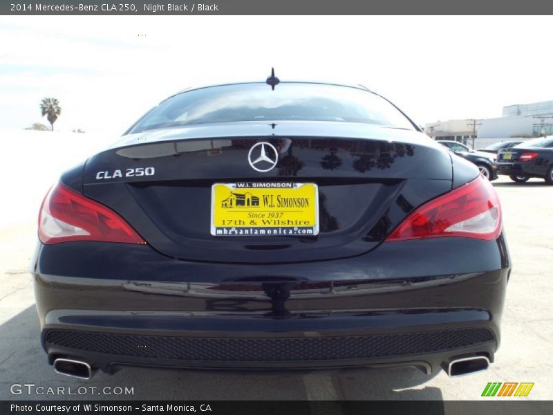 Night Black / Black 2014 Mercedes-Benz CLA 250