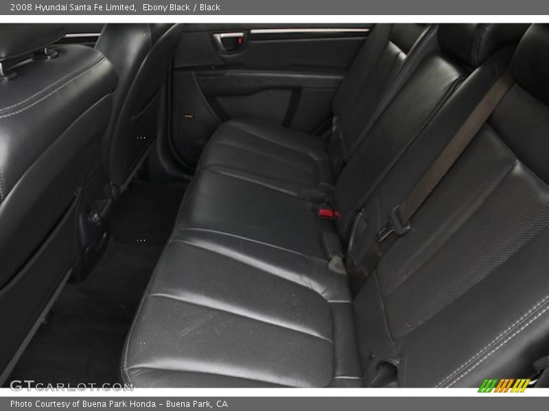 Ebony Black / Black 2008 Hyundai Santa Fe Limited