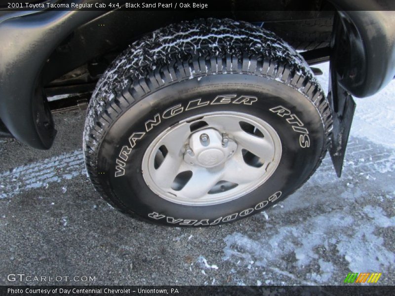 Black Sand Pearl / Oak Beige 2001 Toyota Tacoma Regular Cab 4x4