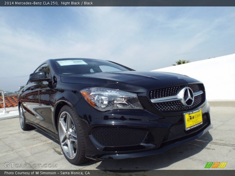Night Black / Black 2014 Mercedes-Benz CLA 250