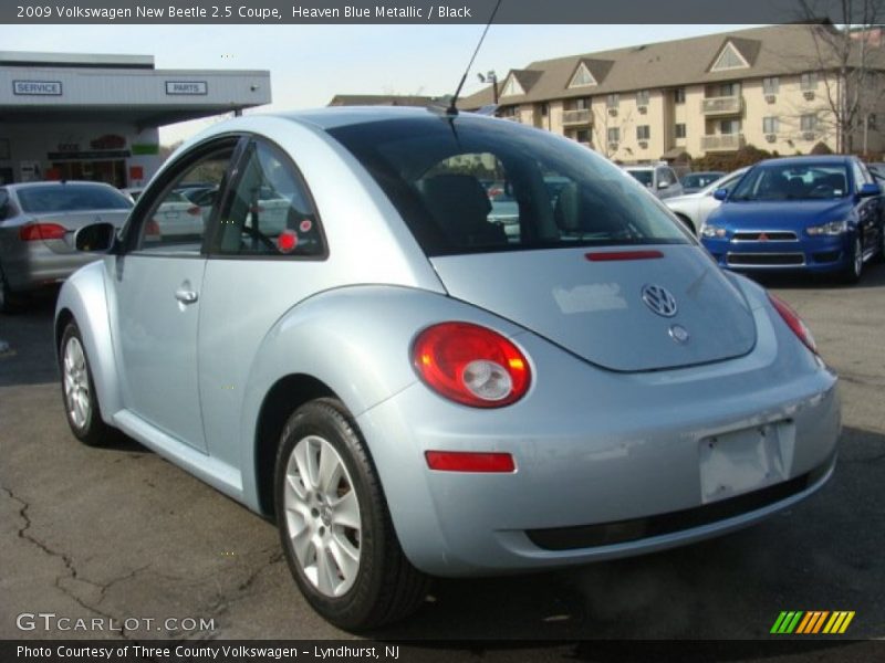 Heaven Blue Metallic / Black 2009 Volkswagen New Beetle 2.5 Coupe