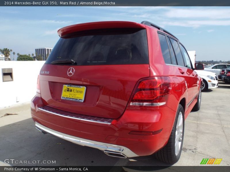 Mars Red / Almond Beige/Mocha 2014 Mercedes-Benz GLK 350