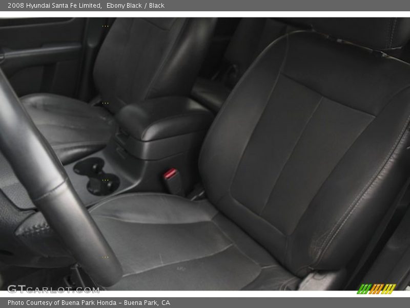 Ebony Black / Black 2008 Hyundai Santa Fe Limited