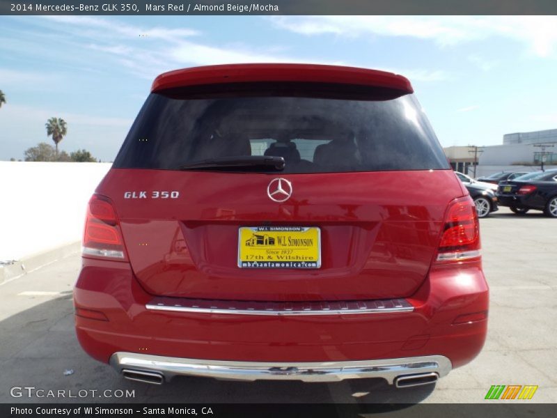 Mars Red / Almond Beige/Mocha 2014 Mercedes-Benz GLK 350