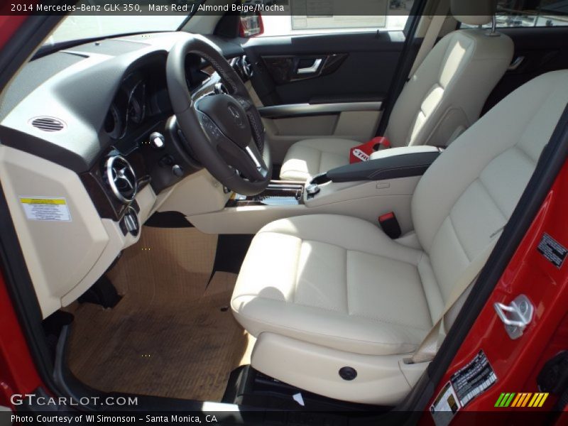 Mars Red / Almond Beige/Mocha 2014 Mercedes-Benz GLK 350