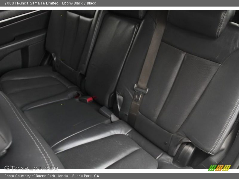 Ebony Black / Black 2008 Hyundai Santa Fe Limited