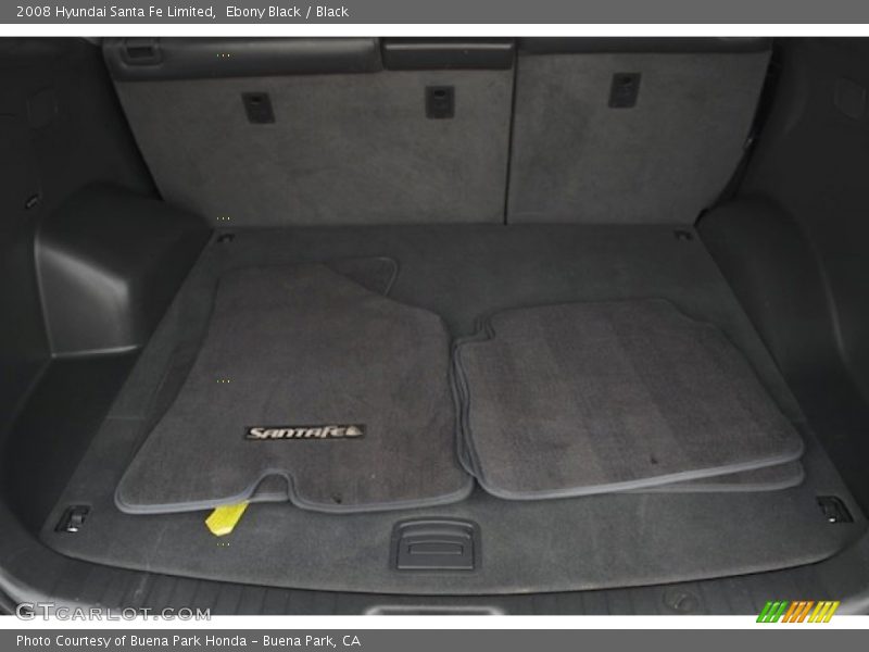 Ebony Black / Black 2008 Hyundai Santa Fe Limited