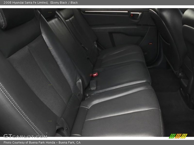 Ebony Black / Black 2008 Hyundai Santa Fe Limited