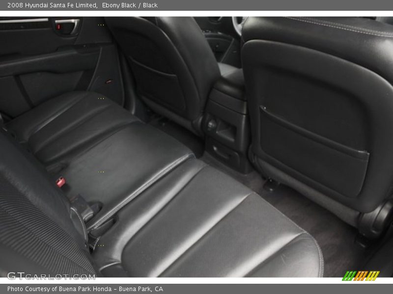 Ebony Black / Black 2008 Hyundai Santa Fe Limited