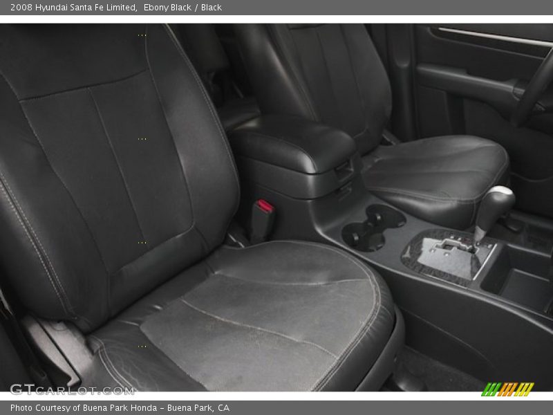 Ebony Black / Black 2008 Hyundai Santa Fe Limited