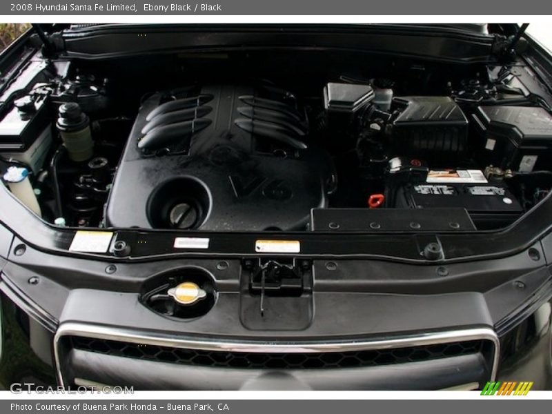 Ebony Black / Black 2008 Hyundai Santa Fe Limited