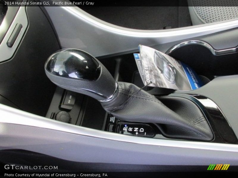 Pacific Blue Pearl / Gray 2014 Hyundai Sonata GLS