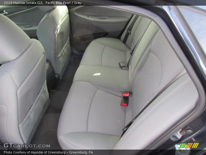 Pacific Blue Pearl / Gray 2014 Hyundai Sonata GLS