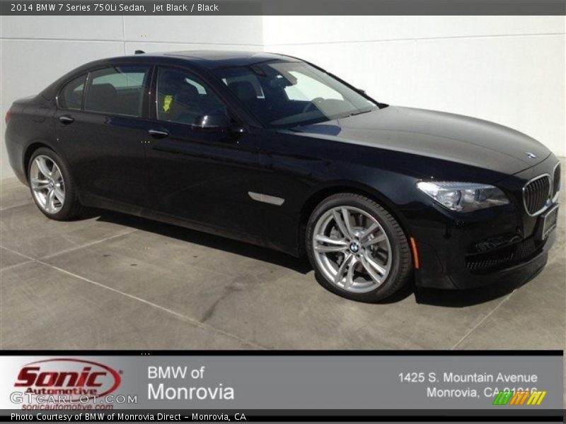 Jet Black / Black 2014 BMW 7 Series 750Li Sedan