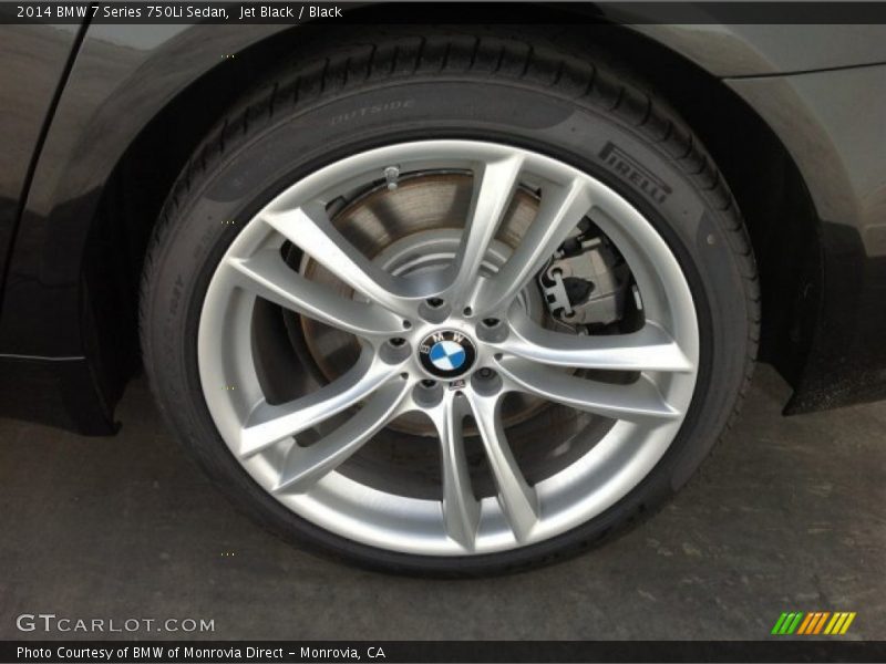 Jet Black / Black 2014 BMW 7 Series 750Li Sedan