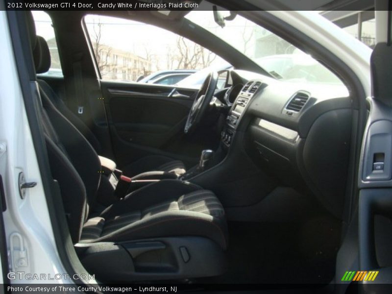 Candy White / Interlagos Plaid Cloth 2012 Volkswagen GTI 4 Door