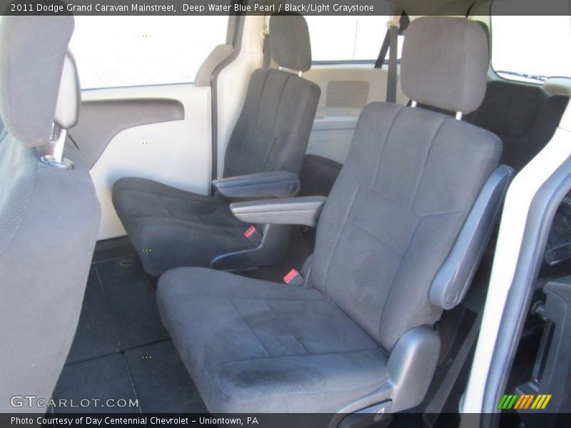 Deep Water Blue Pearl / Black/Light Graystone 2011 Dodge Grand Caravan Mainstreet