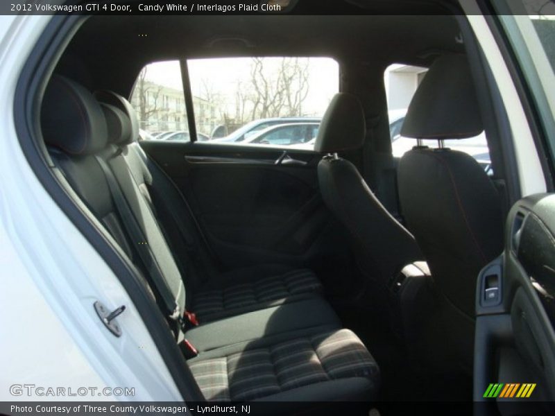 Candy White / Interlagos Plaid Cloth 2012 Volkswagen GTI 4 Door