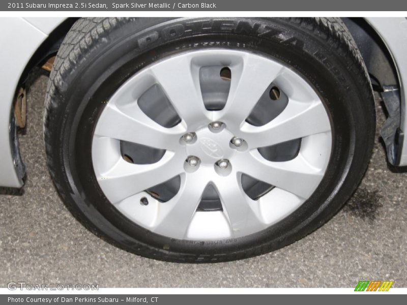Spark Silver Metallic / Carbon Black 2011 Subaru Impreza 2.5i Sedan