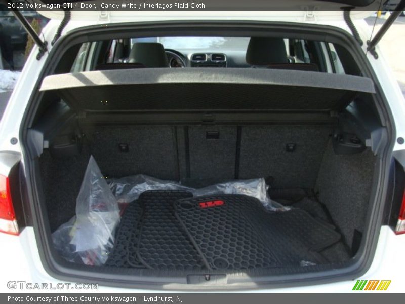 Candy White / Interlagos Plaid Cloth 2012 Volkswagen GTI 4 Door