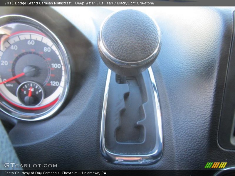 Deep Water Blue Pearl / Black/Light Graystone 2011 Dodge Grand Caravan Mainstreet
