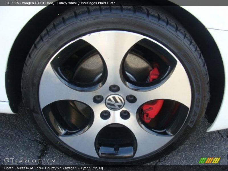Candy White / Interlagos Plaid Cloth 2012 Volkswagen GTI 4 Door