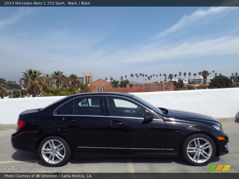 Black / Black 2014 Mercedes-Benz C 250 Sport