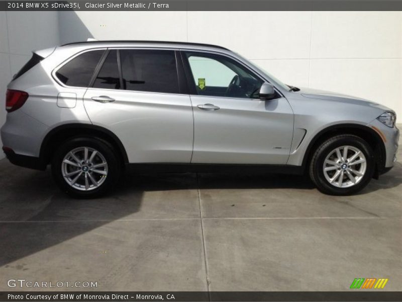Glacier Silver Metallic / Terra 2014 BMW X5 sDrive35i
