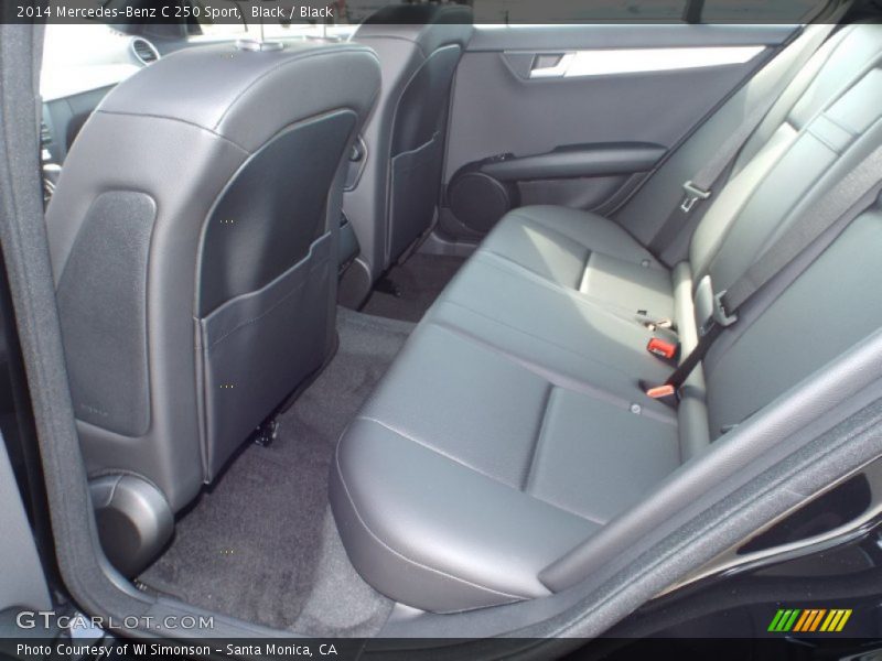Black / Black 2014 Mercedes-Benz C 250 Sport