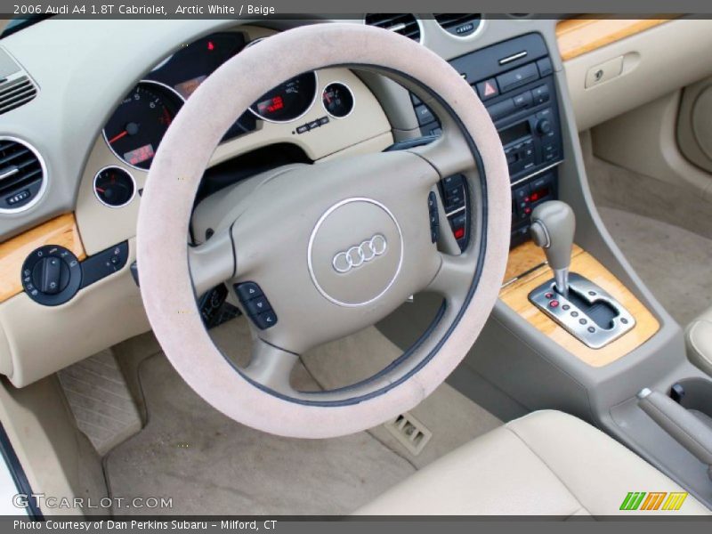 Arctic White / Beige 2006 Audi A4 1.8T Cabriolet