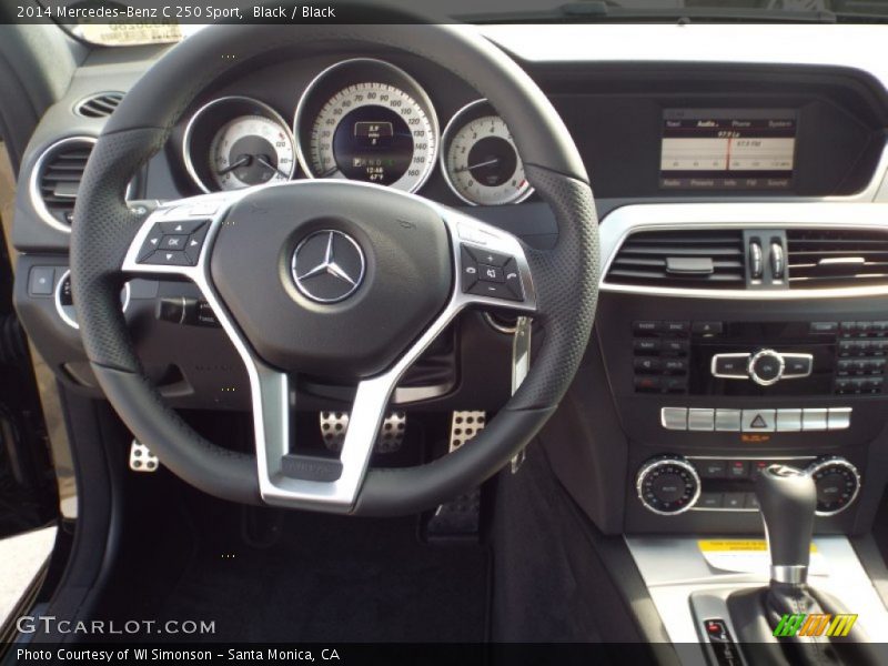Black / Black 2014 Mercedes-Benz C 250 Sport