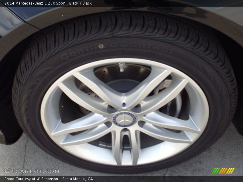 Black / Black 2014 Mercedes-Benz C 250 Sport