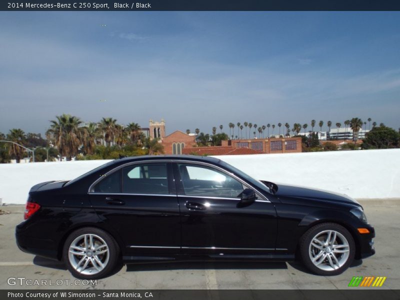 Black / Black 2014 Mercedes-Benz C 250 Sport