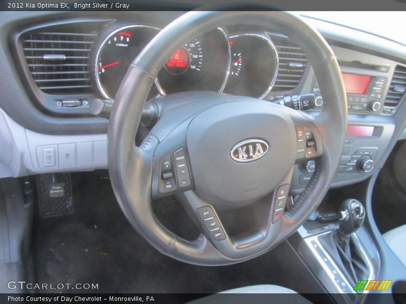 Bright Silver / Gray 2012 Kia Optima EX