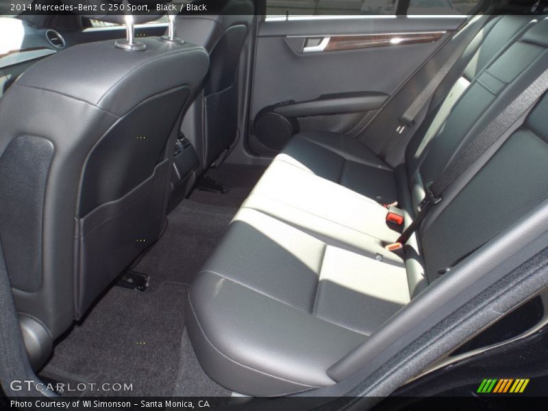 Black / Black 2014 Mercedes-Benz C 250 Sport