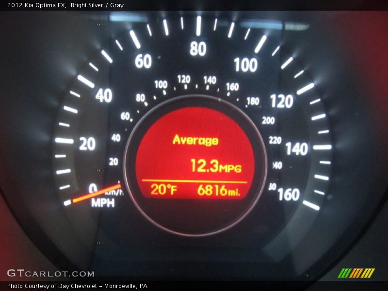 Bright Silver / Gray 2012 Kia Optima EX
