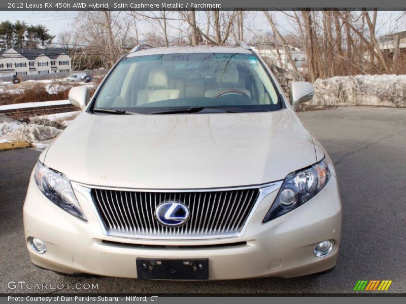 Satin Cashmere Metallic / Parchment 2012 Lexus RX 450h AWD Hybrid