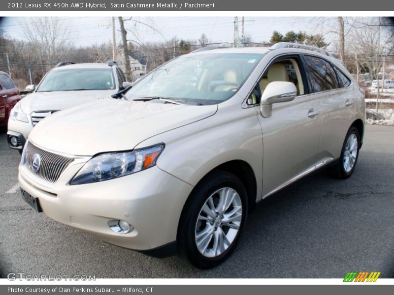 Satin Cashmere Metallic / Parchment 2012 Lexus RX 450h AWD Hybrid