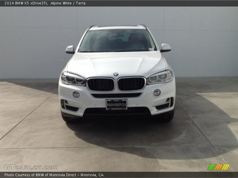 Alpine White / Terra 2014 BMW X5 xDrive35i