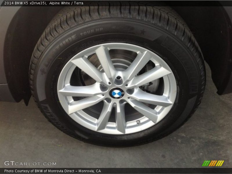 Alpine White / Terra 2014 BMW X5 xDrive35i