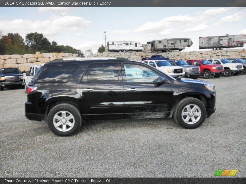 Carbon Black Metallic / Ebony 2014 GMC Acadia SLE AWD